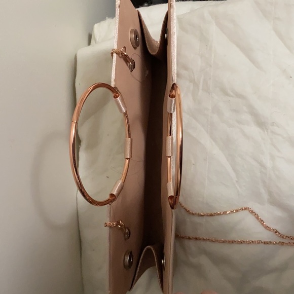 Pink Handbag with Chain - Picture 2 of 3